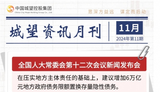 城望資訊11月刊丨地方化債開新局；“低空經(jīng)濟(jì)30年特許經(jīng)營(yíng)權(quán)”成功轉(zhuǎn)出；“置換存量隱性債務(wù)” 再融資專項(xiàng)債